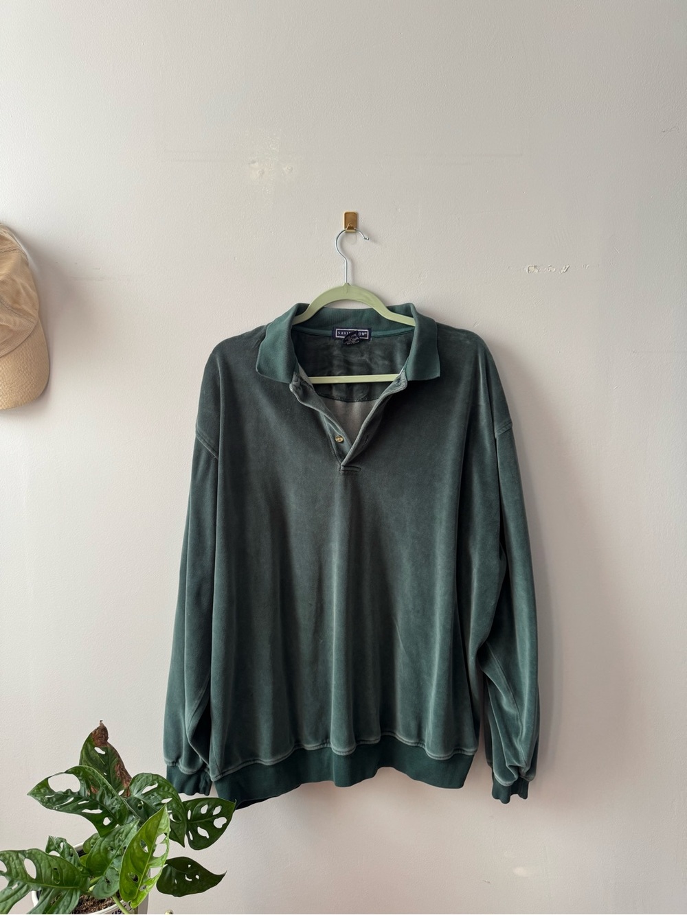 Vintage Savile Row Velour Long Sleeve